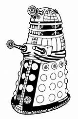 Coloring Pages Dalek Dia Los Colouring Wenchkin Who Doctor Color Skull Sugar Monsters Flats Yuccaflatsnm Yucca Drawing Click Dead Adult sketch template
