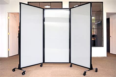 afford  wall folding mobile room divider polycarbonate portable