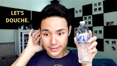How To Anal Douche Using A Water Bottle Youtube