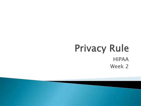privacy rule powerpoint    id