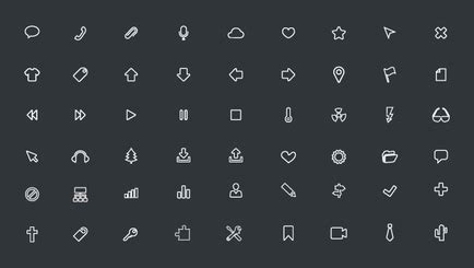 outline icons vector illustration ai svg eps