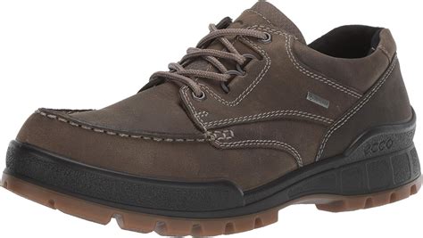 ecco mens track   rise hiking shoes amazoncouk shoes bags