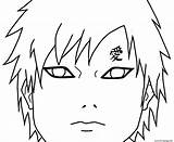 Coloring Gaara Kakashi Pages Drawing Desert Easy Printable Naruto Hatake Popular Getdrawings sketch template