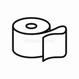 Carta Igienica Icona Toilettenpapier Elementi Vettore Segno Isolato Sugli Sulla Bianco Fondo Dell Symbolentwurf Ikone Weißem Hintergrund Ikonenvektor Linie Lokalisiert sketch template