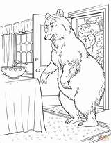 Bear Coloring Papa Porridge Somebody Said Been Has Pages Drawing sketch template