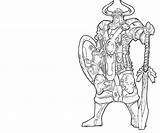 Heimdall Coloring Knight Pages Another sketch template