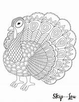 Turkey Coloring Pages Printable Lou Cutest Skip Source sketch template