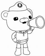 Octonauts Coloring Pages Dashi Colouring Getcolorings Getdrawings sketch template