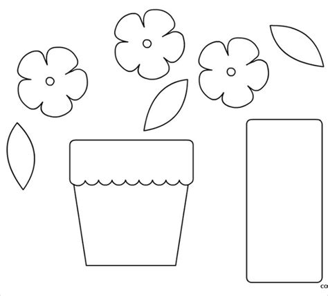 flower pot templates psd vector eps jpg ai illustrator