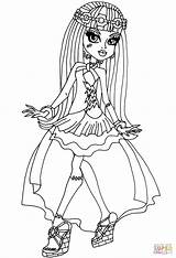 Frankie Coloring Wishes Pages Monster High Stein Supercoloring Printable Categories sketch template