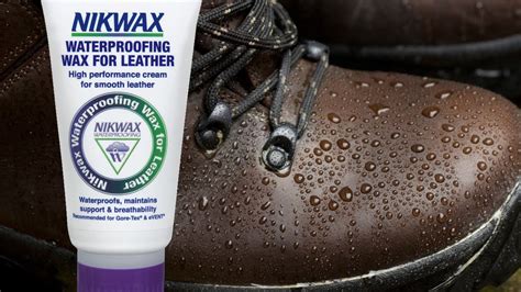 nikwax waterproofing wax for leather neutral product