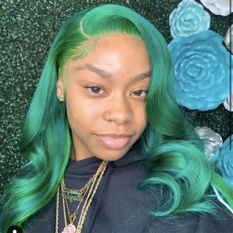 My Social Media Pick Of The Weekend Green Hair With Envy Essence