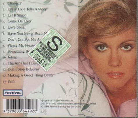 Olivia Newton John Greatest Hits Volume 2 Australian Cd Album Cdlp