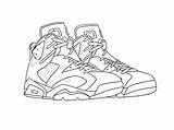Jordan Drawing Air Shoes Nike Sketch Vector Drawings Mag Getdrawings Force Tag sketch template