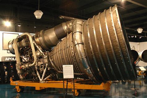 saturn  rocket engine air space museum weatherford stafford airportok  photo