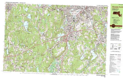 Map essex county massachusetts topography