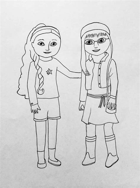 girl doll coloring pages coloring home