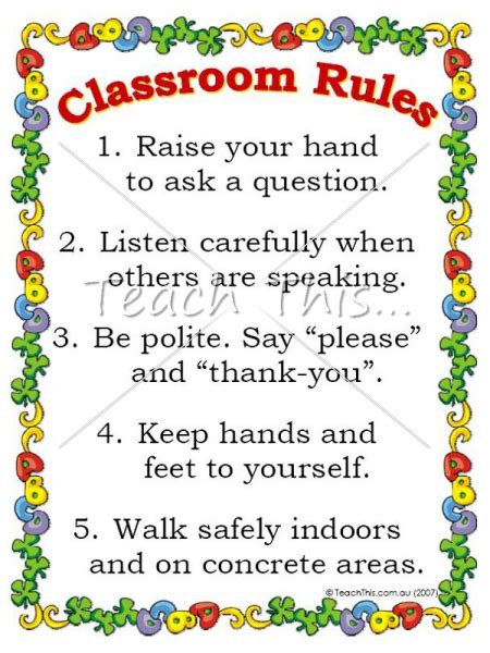 images   teacher printables classroom rules printable