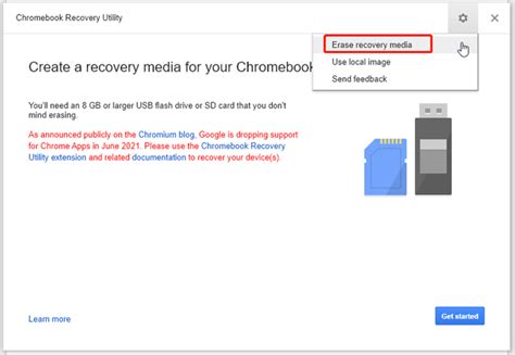 fixed common chromebook recovery utility  working issues minitool partition wizard