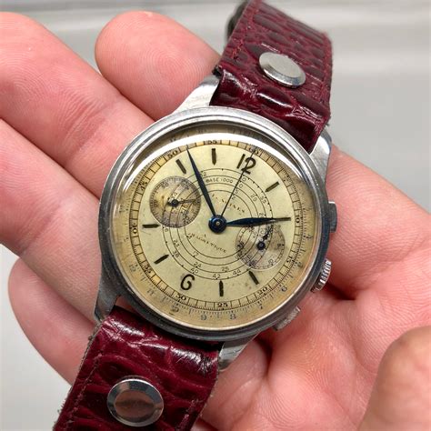 vintage longines zn stainless steel sandwhich dial chronograph mm hashtag  company