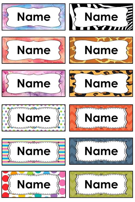 customized  tags printable web    covered