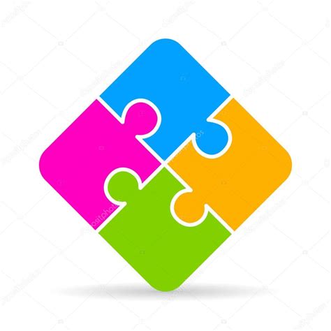 jigsaw puzzle icon stock vector  arcady