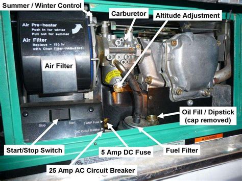 microlite onan  generator    amp fuse   circuit breaker switch