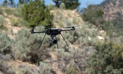 flir captures  marine corps order  skyraider drones defense