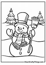 Snowman Iheartcraftythings sketch template