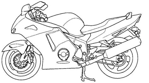 printable motorcycle coloring pages  preschoolers coloring pages
