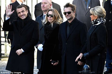Emmanuel And Brigitte Macron Lead Johnny Hallyday Tributes