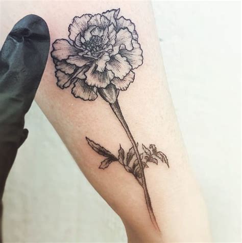 38 new ideas october birth flower tattoo black and white