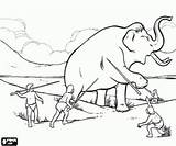 Coloring Pages Age Mammoth sketch template