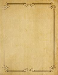 blank paper background  scroll border stock photo