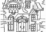 Coloring Pages Haunted House Mansion Monster Printables Getdrawings Scary Getcolorings Printable Colorings Tree sketch template
