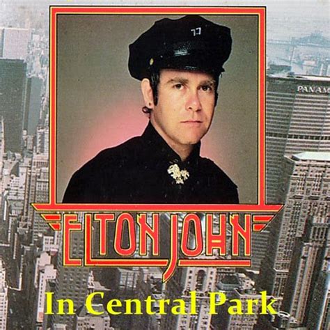 Elton John Superstar Elton John In Central Park 1980