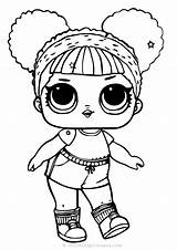 Lol Coloring Pages Dolls Doll Painting Printable Will sketch template