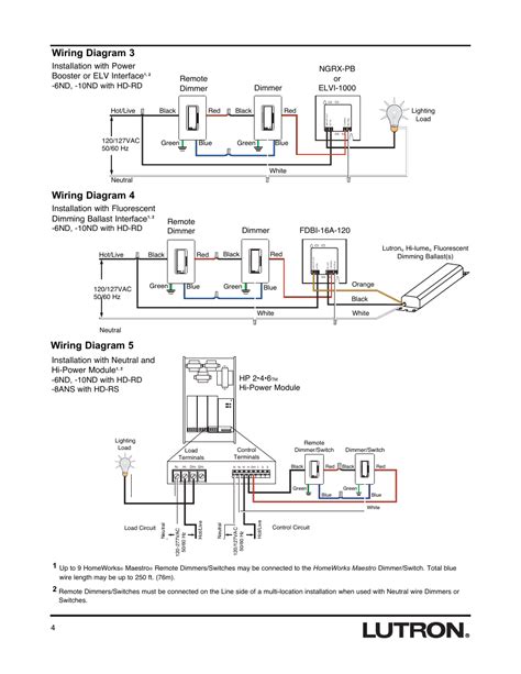 lutron ballast wiring diagram