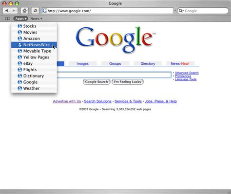 safari web browser soft portal