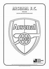 Arsenal Coloring Pages Soccer Logo Logos Cool Club Clubs Football Fc Kids Team Printable Teams Color League Print Cup Fotboll sketch template