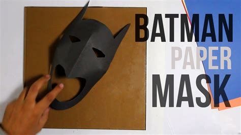 batman mask batman paper mask