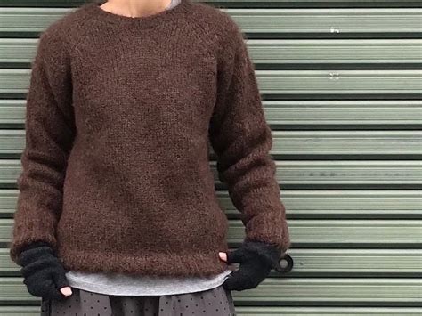 armenkid mohair crew neck saddle shoulder ponarumi trading