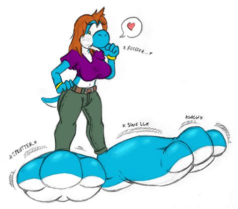 sirena foot growth by darcell1291 by mctaylis on deviantart