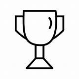 Trophy Icon Vector Illustration Cup Prize Outline Vecteezy Iyi Kon sketch template