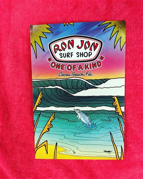 ron jon vintage post card flashbackfriday surf outfit