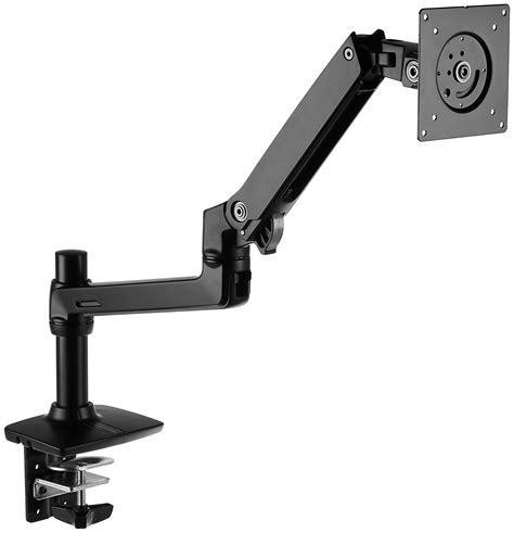 buy amazon basics single monitor stand lift engine arm black