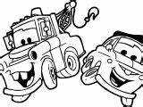 Coloring Disney Cars Car Pulling Wecoloringpage sketch template