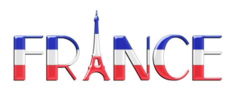 clipart france typography enhanced
