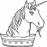 Coloring Pages Unicorn Creatures Mystical Mythical Crowning Creature sketch template