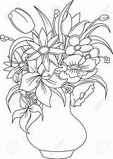 Vases Trendy Succulent Noisette Malvorlagen Boeket Sommerblumen 123rf Blumenvasen Sababa66 Zeichnung Viatico sketch template